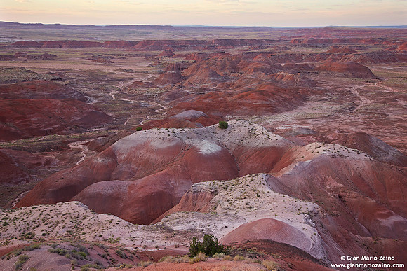 USA - Arizona, Petrified Forest National Park, Painted Desert (15/08/2012)