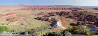 USA - Arizona, Petrified Forest National Park, Painted Desert (16/08/2012)